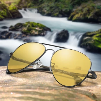 Polarizovana recept naočale za noćni vid kratkovidnost muške sunčane naočale s диоптриями kratkovidnosti -1.5-2 +1 žute zaštitne naočale vozača anti-glare