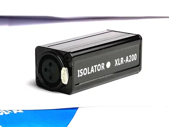 Profesionalni XLR Audio Izolator Rješavanje struje Buke Filter mikser ploče Mikrofon Zaštita od smetnji A200