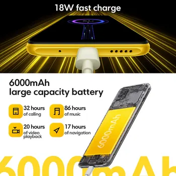 Nova Globalna verzija POCO C40 3 GB 32 GB/S 4 GB, 64 GB Smartphone 6000 mah Baterija 6,71 