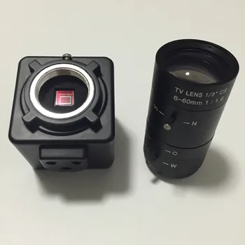 960H 700TVL 1/3 Sony Effio-e CCD Mini Kamera za video nadzor Metak CCTV Kamera 6-60 mm Objektiv s promjenjivom žarišnom udaljenošću Kutija OSD D-WDR