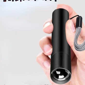Super svijetle mini lampa 3 Način rada USB-Punjiva Mini svjetiljka s ugrađenom baterijom 14500