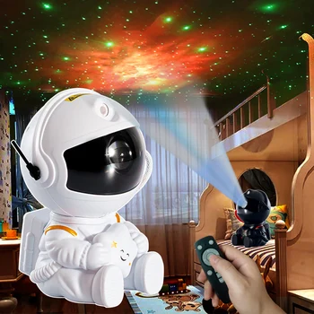Astronaut Galaxy Projektor Zvjezdanog Neba Zvijezde Led Noćno Svjetlo Za Spavaće Sobe Home Dekor Dječji Dar Projekcija Atmosfera Stolne Svjetiljke