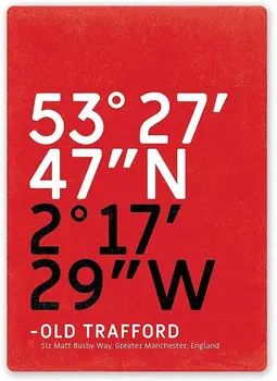 Niti Jedan Brand Old Traffordu, Metalni Zidni Firma Жестяное Upozorenje Viseći Znakovi Vintage Pločica Umjetnički Plakat S Javnošću
