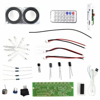 DIY Bluetooth Zvučnik DIY Kit Lemljenje Projekt Lemljenje Elektronika Praktična Montaža DIY E-Komplet Komponente, Bez Ljuske