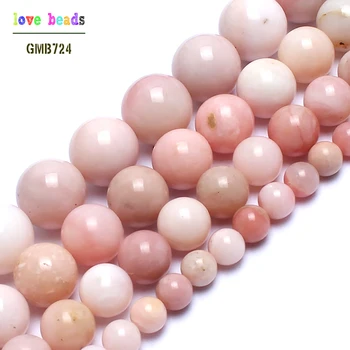 AA + prirodni pink opal je kamen okrugli slobodan perle za izradu nakita od 15 inča 6/8/10/12 mm perle DIY EDC Krunice Narukvica