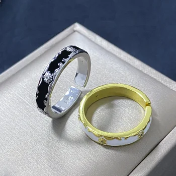 Nova djevojka par prstenova Srednjovjekovna emajl klasicni kap ljepila par prstenova