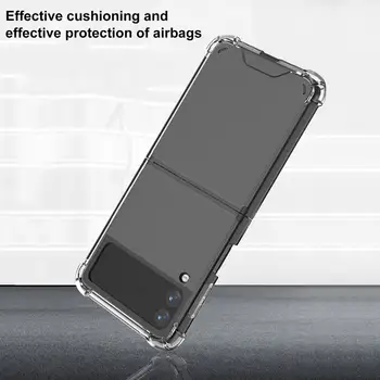 Prozirni Akril Torbica Za Mobilni Telefon Samsung Galaxy Z Flip3 Flip 3 Prozirne Mekana Silikonska Torbica Zaštitna Torbica Funda Coque