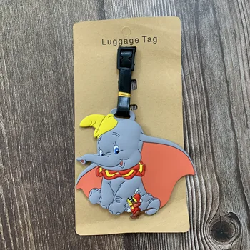 Disney Dumbo Anime Prtljage Oznake Crtani Kofer Tag Dodatna Oprema Za Držač Torbe Label Poklon Za Rođendan