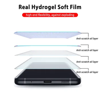 3 kom. Punu Pokrivenost Za Samsung Galaxy S21 Ultra Zaštitni Гидрогелевая 3D Film Za Samsun S20 FE S21 Plus Zaštita Zaslona Oklop