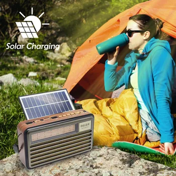 Višenamjenski solarni AM radio FM kratkotalasni radio prijenosni radio s Bluetooth zvučnika m-521bts FM radio klasicni