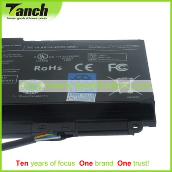 Baterija za laptop Tanch za TOSHIBA PA5107U-1BRS Satallite P50-A L50T-A S50-A Satellite P50T-A P55 S55 14,4 v 2838 mah