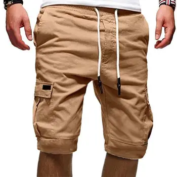 Muške Kratke hlače Teretni Ljetnim Bermuda Gospodo S Ventilima I Džepovima Kratke hlače Za Trčanje i Svakodnevne Radne Vojne Taktičke Meke i Udobne za Jogging Plaže