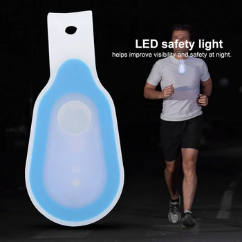 Led Downlight Sigurnosti Prijenosni Vodootporni Vanjski Magnetski Mini-Trči Silikon Spona s Tipkom za Biciklizam i Noćnog Trčanja
