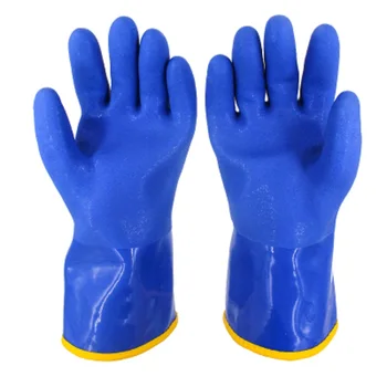 Gospodo 20-stupanjska toplinske radne rukavice od PVC-a, Zimske Zaštitna Vodootporna, protiv klizanja, маслостойкие i otporan na habanje Rukavice za hladno Skladištenje.
