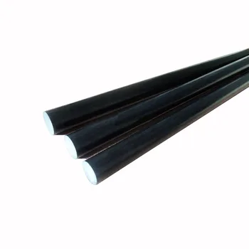 10шт visoka elastičnost dužina 500 mm staklena vlakna čvrst štap OD 0,8 mm—8,0 mm Стекловолоконная cijev crna
