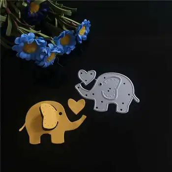 Slonovi dječji Šablone Za Rezanje Metala Marke Izrezati Praksa Praktični DIY Album za Scrapbooking Zanat die