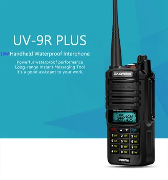 1 / 2 komada kvalitetna vodootporna prijenosni prijenosni radio Baofeng UV-9R plus 10 W amaterka radio cb radio comunicador baofeng uv-9r plus prijenosni radio