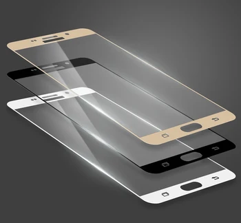 Za Samsung Galaxy C9 pro A9 A5 A3 A7 J3 J5 J7 2017 S7 ON5 ON7 2016 potpuna pokrivenost od kaljenog stakla fabrički dio zaštitna folija za ekran