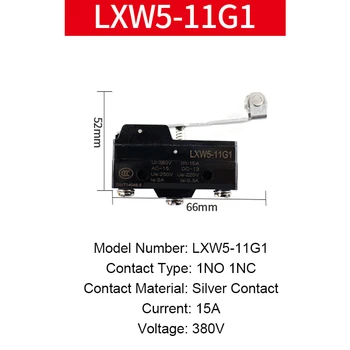 Mikro-prekidač Puta Mali Limiter Kretanje Prekidača LXW5-11G1/G2/Q1/M3 Spiralno ножка 1NO 1NC Silver kontakt