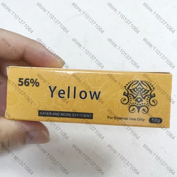 žuta 56% Krema za tetovaže Prije Перманентным make-up Tijela, Obrve, Eyeliner za oči, Usne 10 grama