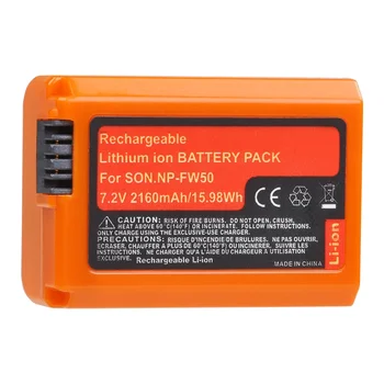 2160 mah baterija NP-FW50 NPFW50 Punjiva Baterija za Sony A6000 A6400 A6500 A6300 A7 A7II A7RII A7SII A7SIIA7S A7S2 A7R A7R2 A55 A500