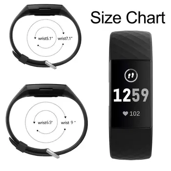 Silikon Smart-Remen Za sat Fitbit Charge 3, Mekan TPU, Zamijeniti Remen Za sat, Narukvica, Sport Na otvorenom