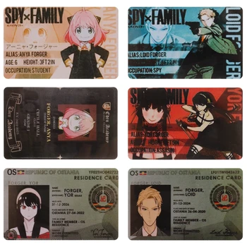 Japanska Anime SPY X Obiteljske Figurice Student Animacije Loid Forger Anya Forger PVC Registrirana Kartice Za Fanove Dar Cosplay