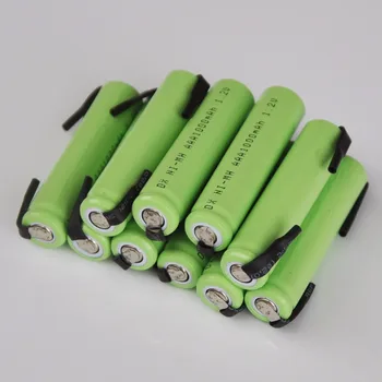 10 Kom. Ni-Mh 1,2 AAA baterija baterija baterija baterija baterija od 1000 mah sa strojeva za zavarivanje karticama za Philips električni brijač Braun aparat za brijanje, četkica za zube
