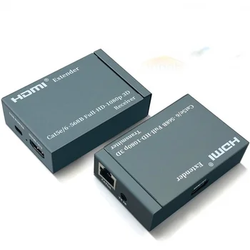 1080P 60m HDMI-kompatibilnu Produžni kabel-Repeater Po rukovanja Cat6 kabel Cat7 Ethernet sa IR funkcijom RJ45 Odašiljač TX/RX Produžni kabel