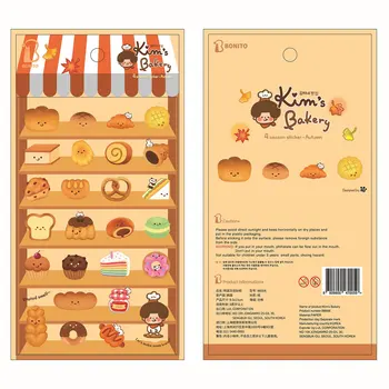 Korejski Uvoz Originalni BONITO Kim's Bakery Papirnate Naljepnice Za Scrapbooking Diy Magazin Dnevnik Kancelarijski Naljepnice Slatka Dekor Poklon