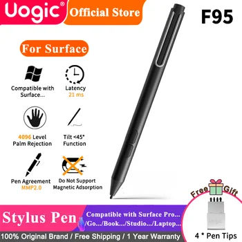 Olovka Uogic za Microsoft Surface, 4096 Olovka za odbijanje dlan, kompatibilan sa Surface Pro8/X/7/6/5