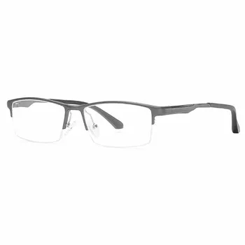 Naočale u Okvir Od aluminija-magnezijske Legure s Pola Okviri Za Muškarce i Žene, Novi Upis, Naočale za Kratkovidnost sa Zaštitom Od plave Svjetlosti