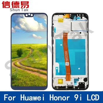 Za Huawei honor 9i LCD zaslon s Okvirom Zaslon Osjetljiv na dodir Digitalizator Sklop Rezervni Dijelovi Za Huawei honor 9 I LCD zaslon
