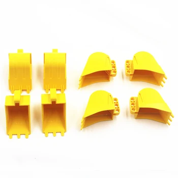MOC Gradivni Blokovi Tehnički Detalji 4 kom. Tehnička LOPATA 4X5X7 S RUPOM 4,85, kompatibilne sa Lego 24120 za Djecu, Igračke za Dječake