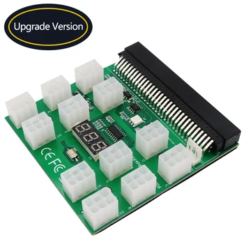 Zanimanje Майнинг PCI-E Napajanje Breakout Board Adapter 12 Luka 6Pin PCIe GPU Grafička kartica 1200 W Server Napajanje Modula za Napajanje