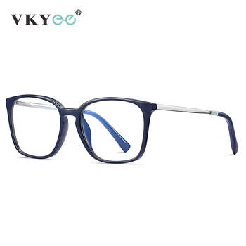 VICKY Classic Blue Light Blokiranje Naočale za Čitanje, Muške Naočale s Anti-Plavi Okvir, Luksuzni Pravokutni Optički Naočale na Recept