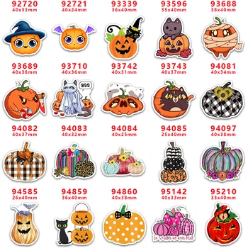 DIY Pribor za ručni rad Šivaći pribor Crtani Halloween Jack-o-lantern Tiskani Stan Smole oblika 10 kom. PR-92720
