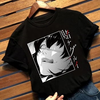 Anime Какегуруи print Ženska t-Shirt Japanski Harajuku Majice Kratkih Rukava Ženska Moda Ženske Bluze 2022 y2k Odjeća Majice