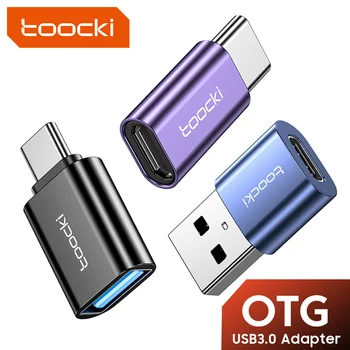 Toocki USB 3.0 Type C OTG Adapter USB priključak C Priključak Za Mikro USB Ženski Pretvarač Za Macbook Samsung, Huawei Xiaomi Type C U USB OTG